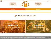 Tablet Screenshot of elcorraldelpollo.com